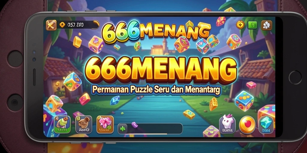 Tampilan gameplay Puzzle menantang di 666MENANG.