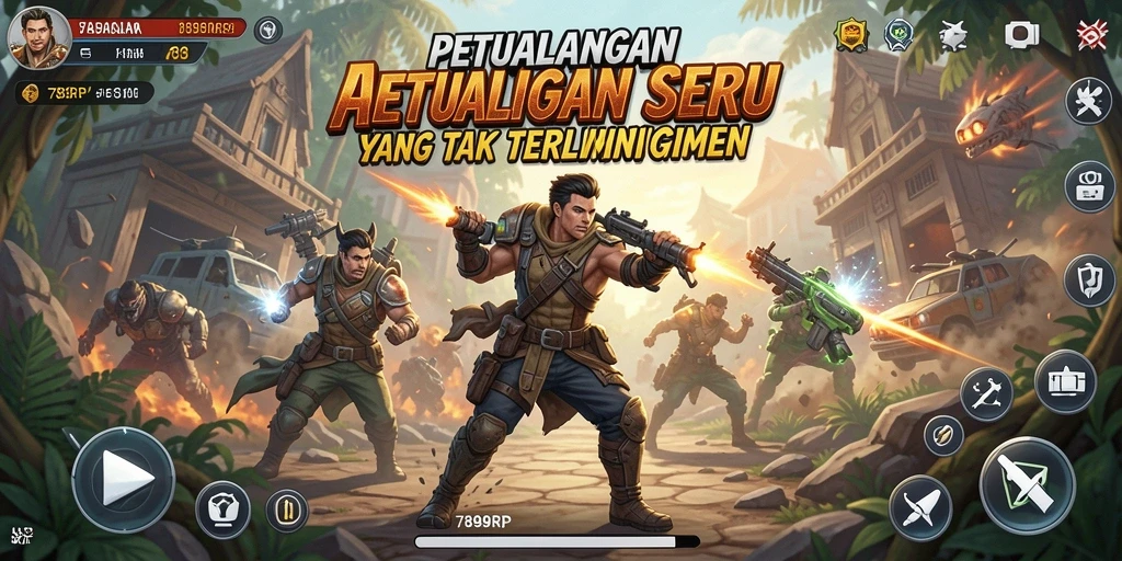 Tampilan seru gameplay 789RP yang mendebarkan.