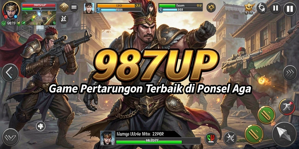 Tampilan gameplay 987UP yang intens dan penuh aksi.