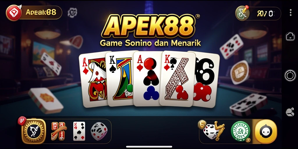 Tangkapan layar gameplay APEK88 yang menampilkan keseruan bermain Domino.