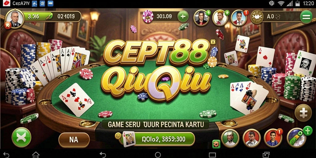 Tampilkan gameplay seru QiuQiu di CEPAT88.