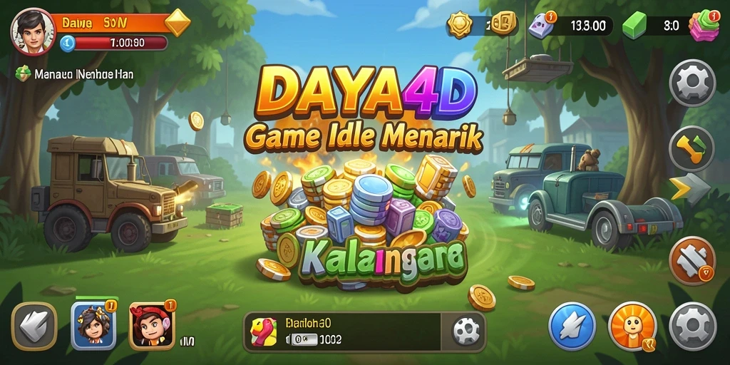 Gameplay menarik yang memperlihatkan kemajuan sumber daya di DAYA4D.