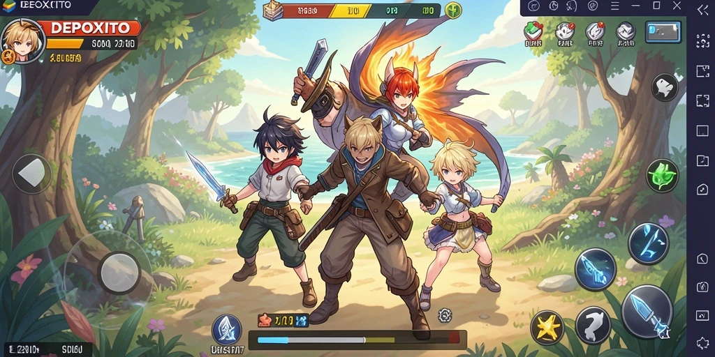 Gameplay seru DEPOXITO dengan karakter Anime favorit.