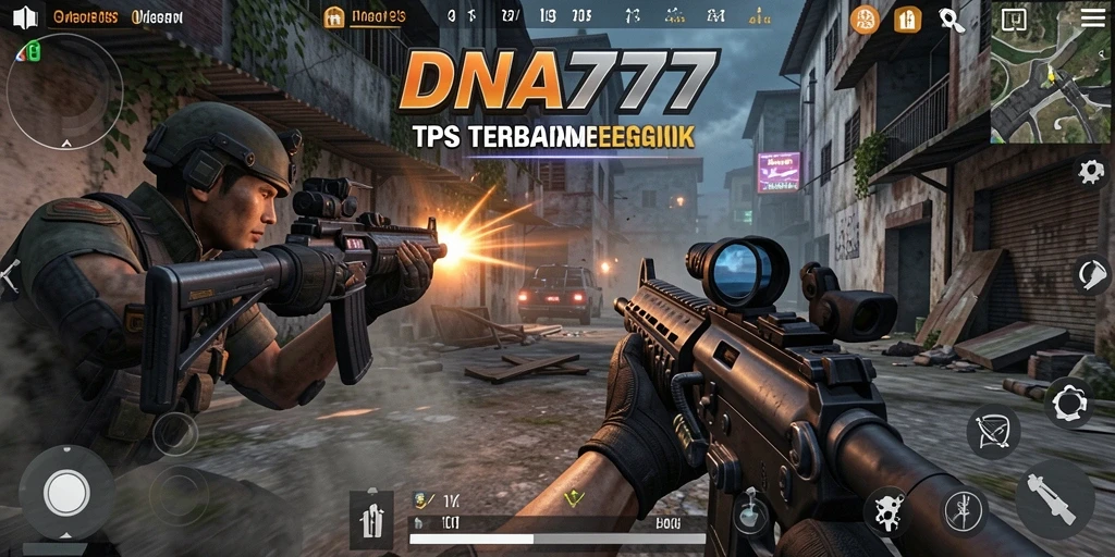 Tampilan seru gameplay TPS dari DNA777.