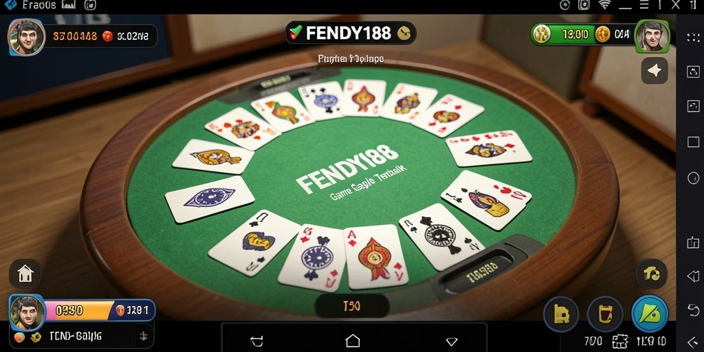 Screenshot gameplay FENDY188 dengan suasana seru Gaple.