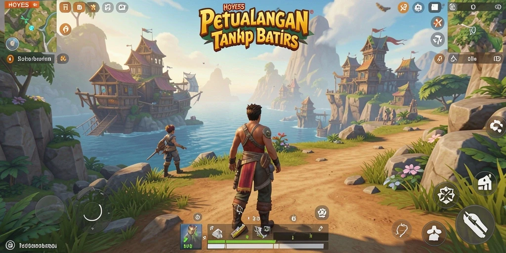 Tampilan gameplay menawan di dunia terbuka HOYE55.