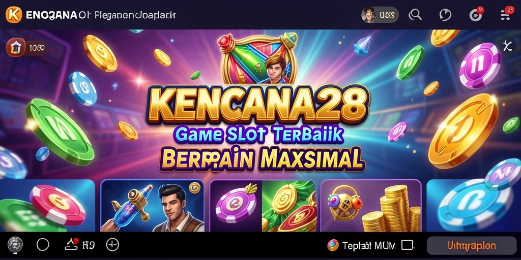 Tampilan gameplay KENCANA28 yang menarik dan penuh warna.