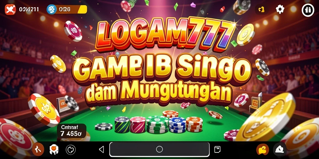 Tampilan screenshot game LOGAM777 yang menampilkan keseruan bermain Bingo.
