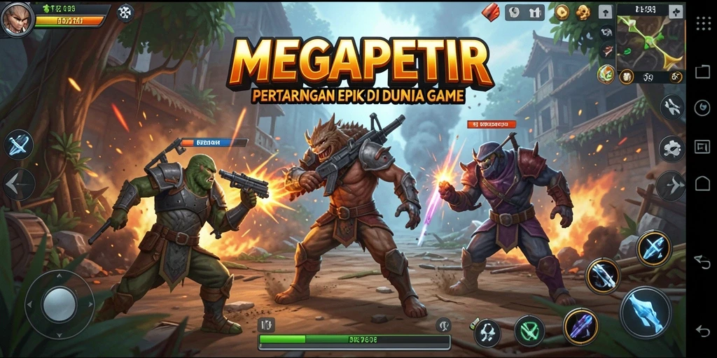 Tampilan mendebarkan dari pertarungan epik di MEGAPETIR.