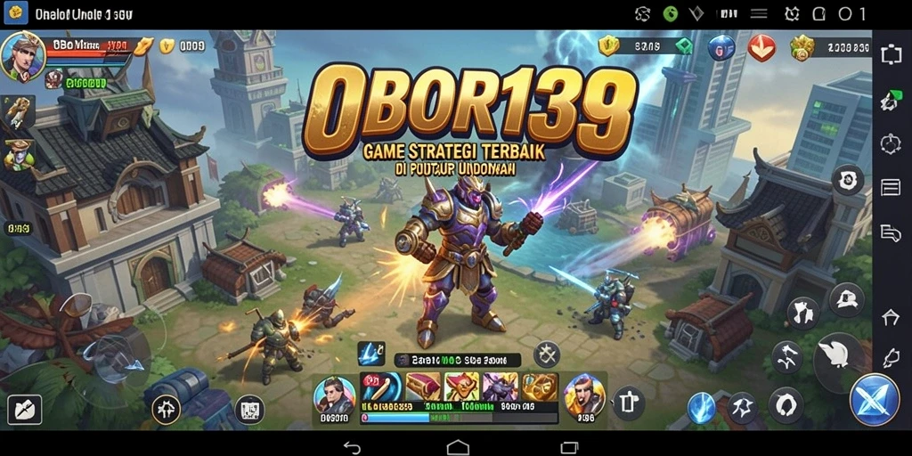 Menampilkan gameplay strategis dan interaktif dari game SLG.
