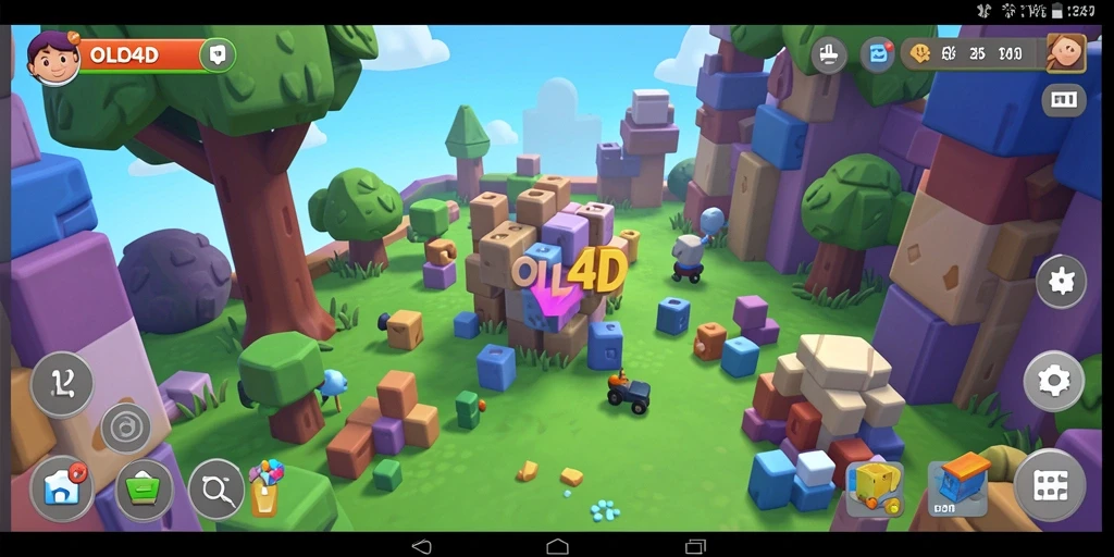Tampilan gameplay OLLO4D yang menarik dan menantang.