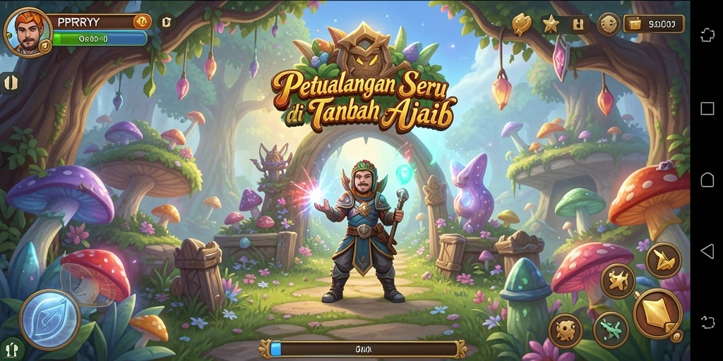 Tampilan gameplay PPRRYY yang penuh aksi dan eksplorasi.