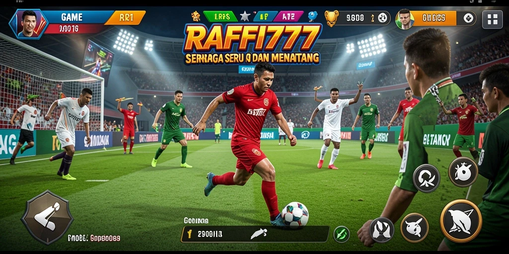Tampilan seru dari gameplay olahraga di RAFFI777.