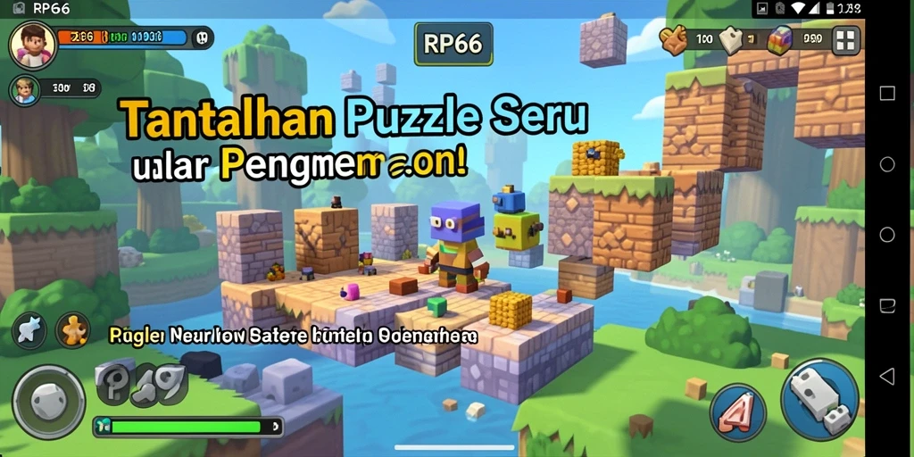 Tangkapan layar RP66 menampilkan gameplay Puzzle yang menarik.