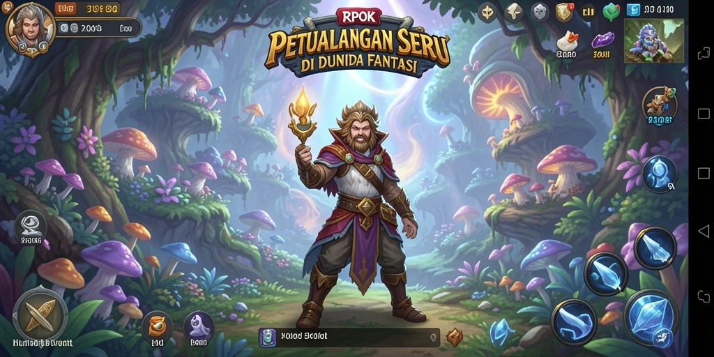 Tampilan gameplay RPOK yang menawan dan penuh petualangan.