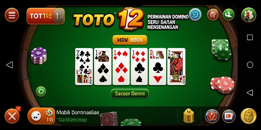 Tampilan gameplay seru dan menarik di TOTO12.