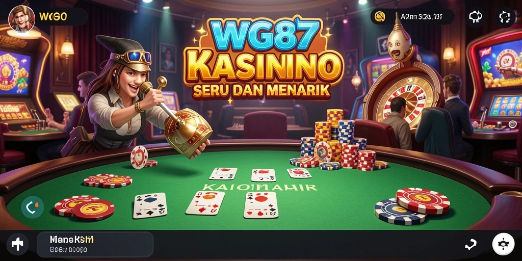 Tampilan menarik gameplay Kasino yang mengasyikkan di WG87.